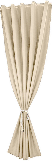 全遮光素面簡約魔鬼氈窗簾 附綁帶 + 魔鬼氈 款式隨機, 奶茶色