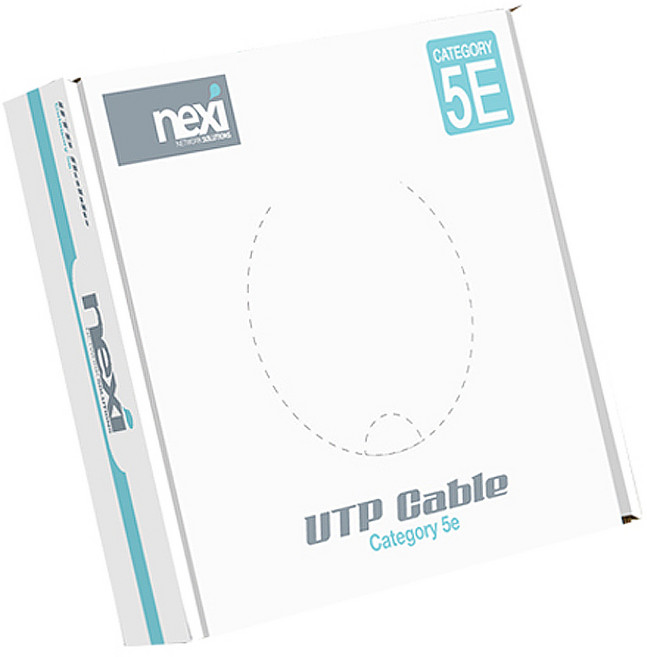 넥시 UTP CAT.5E 랜케이블, 혼합색상, 1개, 100m