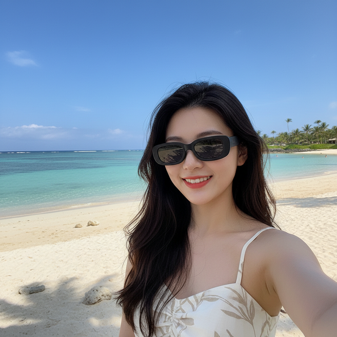 다다랜드 연예인 패션 사각선글라스