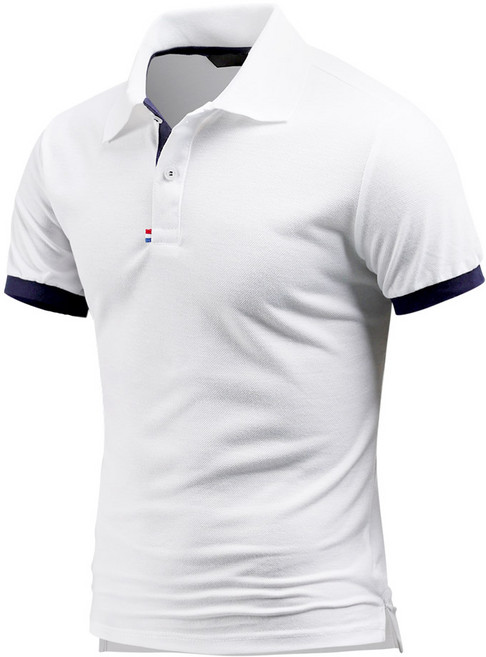 다꾸앙 남성용 냉감 통기성 포커즈 쿨론 PK 반팔 카라티 D03K9_tp2658