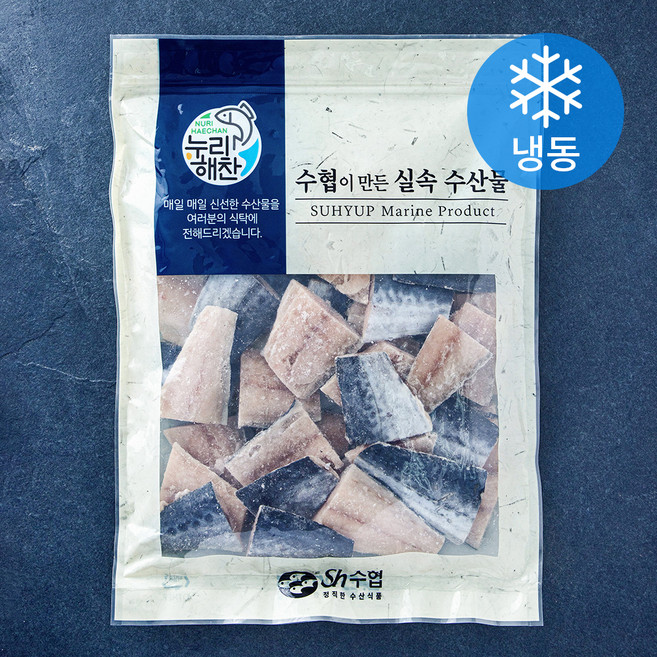 누리해찬 수협 실속 미니 삼치살 (냉동), 1개, 1kg