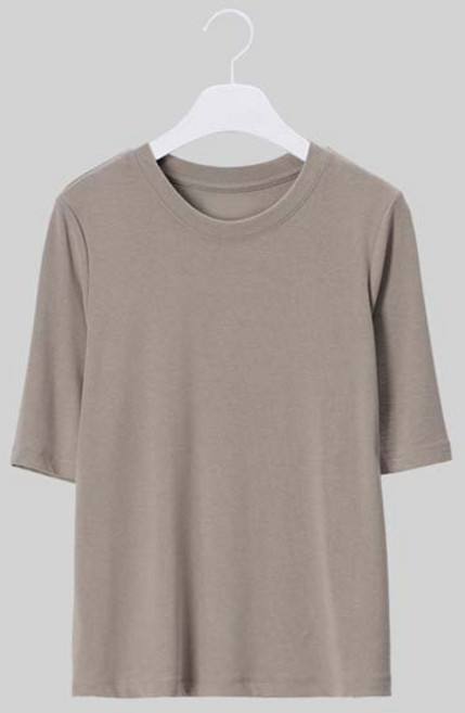 Chic Fox 女款自製Fenest嫘縈彈性纖維五分袖T恤