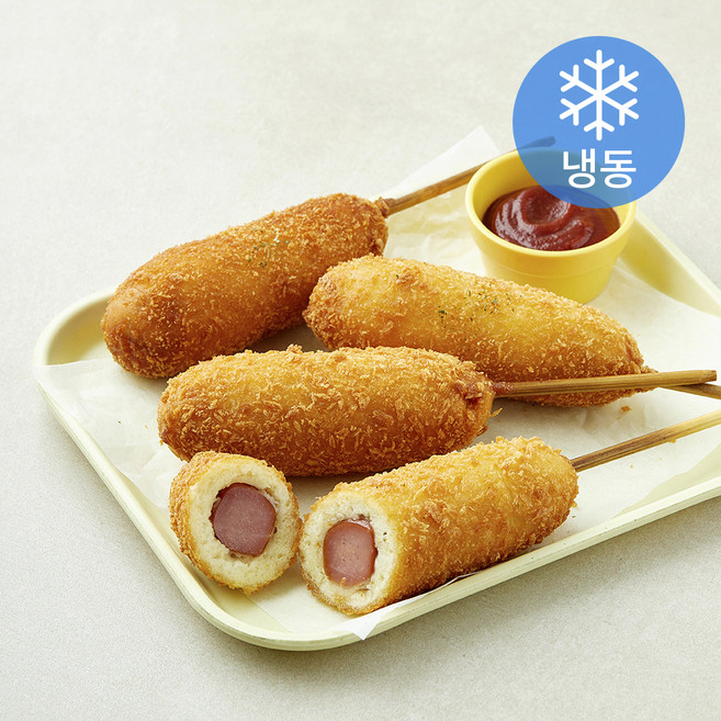 메모 오리지널 핫도그 (냉동), 100g, 1개, 8개입