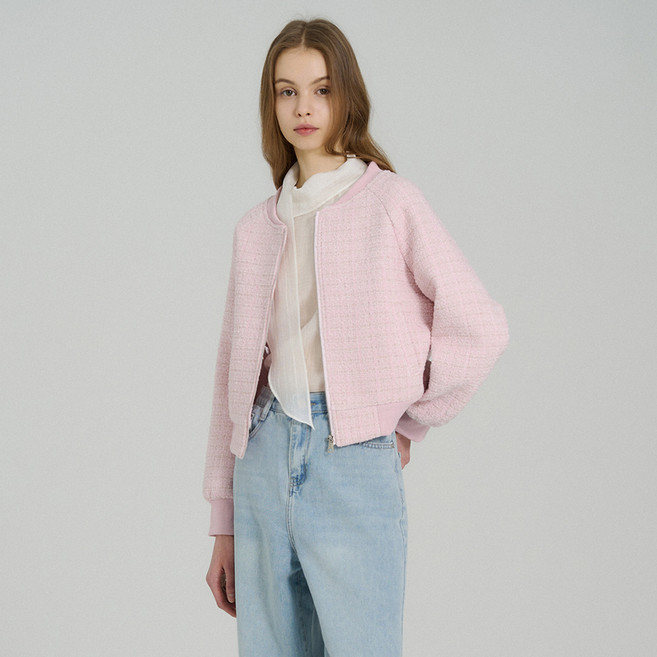 ab.plus 女款毛呢飛行夾克 LSA5MJ34