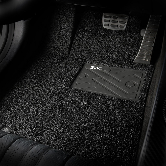 3더블유 프리미엄 코일 카매트 풀확장형 1열 + 2열, 기아 쏘렌토 MQ4 가솔린, 디젤 2020년 4월, 블랙