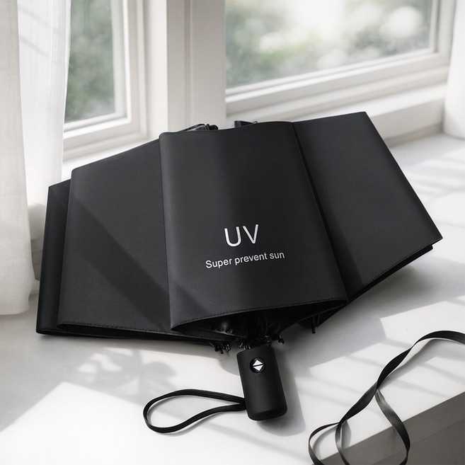 하우블리 라이트 UV 자외선차단 접이식 원터치 3단 자동 우산 양산