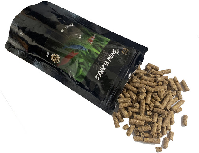 샘아쿠아 스노우 플레이크 쉬림프 사료, 80g, 1개