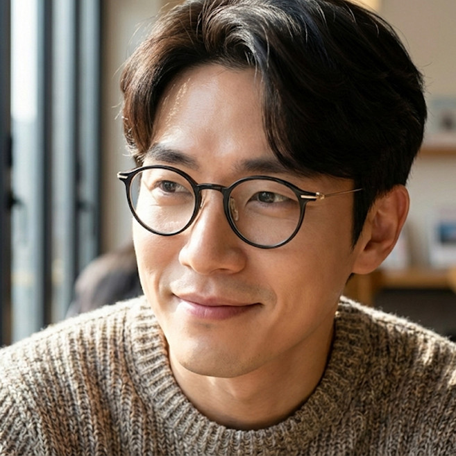 팬톤 초경량 티타늄 콤비 안경테 FOF23C