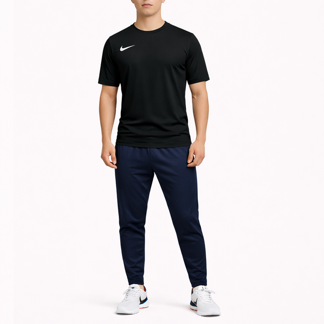 NIKE 耐吉 男款 Swoosh 短袖 T 恤 + 運動長褲套裝