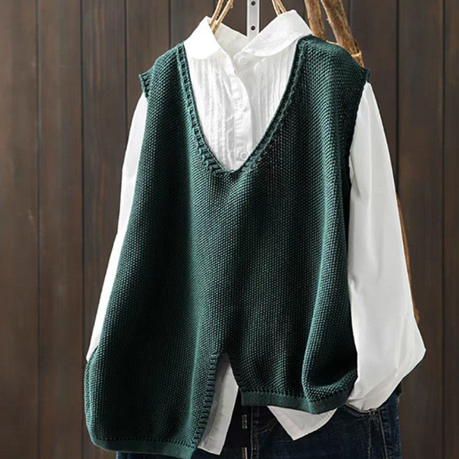 POPLARNC 女款 Neobrick 不對稱針織背心 P25WV093006