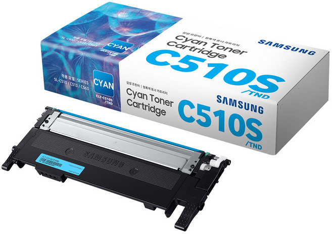 삼성전자 레이저프린터 토너 CLT-C510S/TND, 사이안, 1개