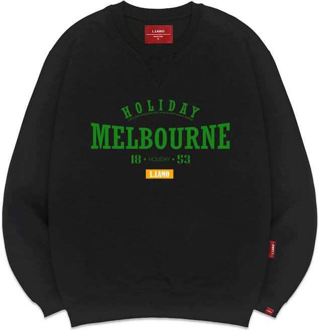 엘라모 남녀공용 3M 멜버른 맨투맨 빅사이즈