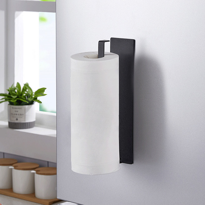 깨비다 자석 키친타올 걸이, 블랙, 1개