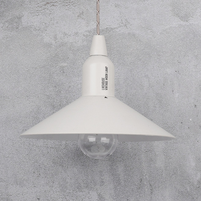 라이크하우스 당기는 문램프 텐트 캠핑조명, 매트화이트, 1개