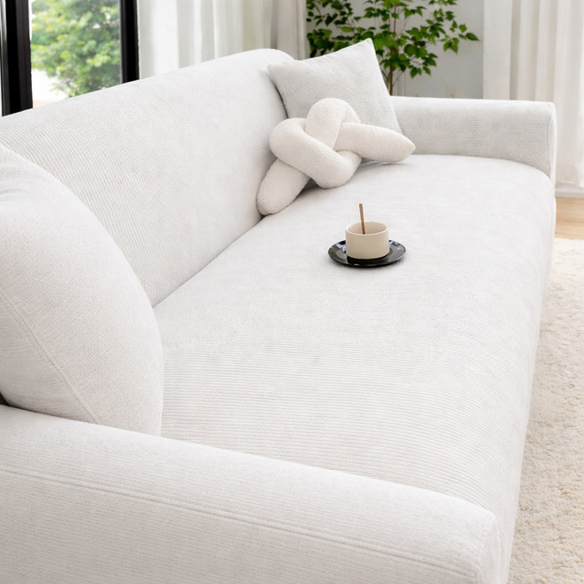 러빙랩 아드레아 고탄력 사계절 소파 커버, 연그레이, 1개