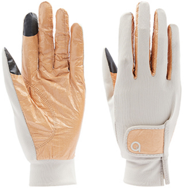 에이퓨리 여성용 스마트터치 항균장갑 양손착용 M, 베이지, 1세트