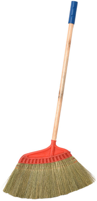 크린메이트 갈대빗자루 스펀지 손잡이, 1개, 혼합색상