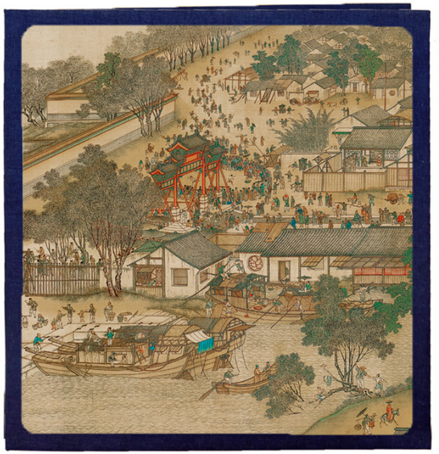 스타 오리엔탈 페인팅 사진 앨범 27 x 28 cm, 40매, type 04(앨범), 블랙(내지)