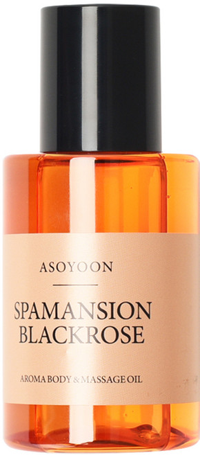 아소윤 스파맨션 바디오일 마사지오일 블랙로즈, 1개, 100ml