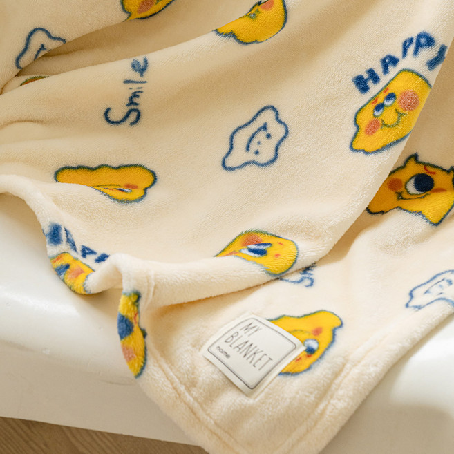 더자리 극세사 담요 2p