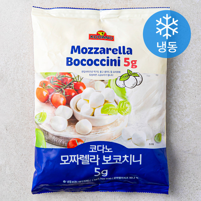 코다노 모짜렐라 보코치니 (냉동), 1kg, 1개입, 1개