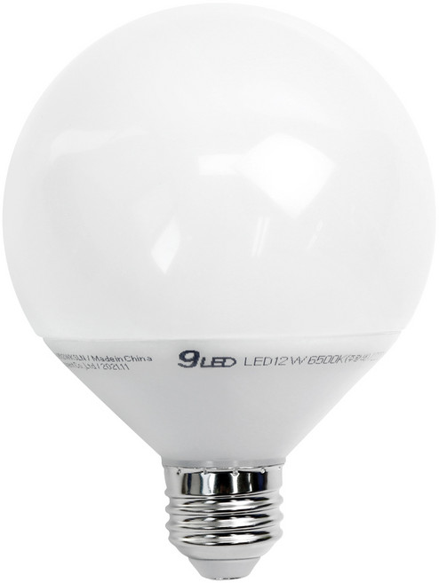 건식 GS LED램프 볼전구 숏타입 12W, 주광색, 1개