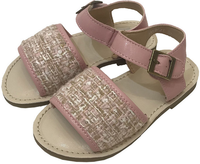 빔보빔바 여아용 트위드베이직 샌들