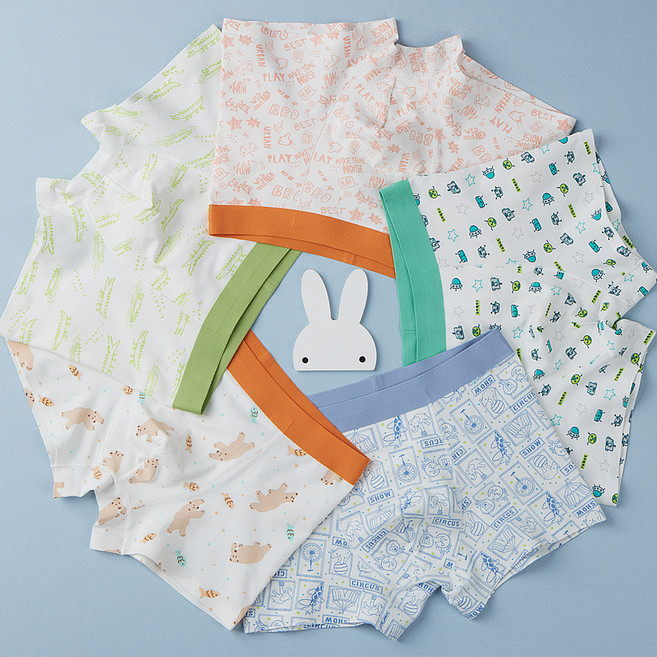 스콕스 남아용 학생 사각 드로즈 팬티 5종 세트