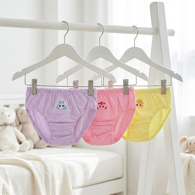 프리미에팜 아동용 캐치 티니핑 순면 팬티 3종 세트 1호