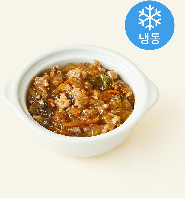 그리팅 키즈 한돈 잡채 덮밥소스 (냉동), 180g, 1개