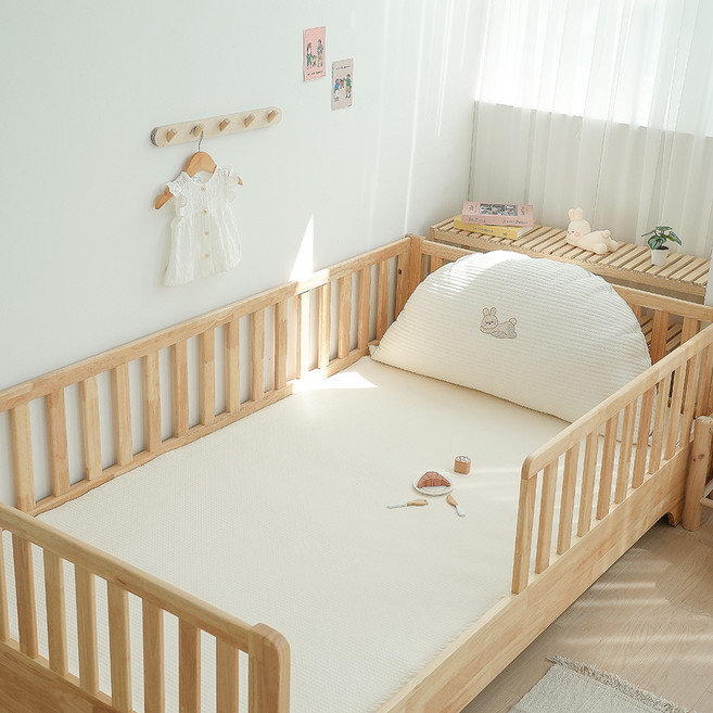 이몽 유아용 건조기 가능 양면 방수패드, 베이지, 1개