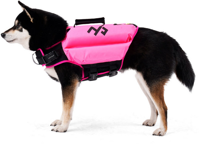 인터라켄커스텀 강아지 인터라켄 프로가드 라이프자켓 구명조끼, 1개, 핑크