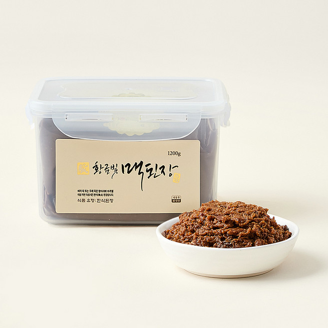 영농조합법인한국맥꾸룸 전통식품 인증 황금빛 맥된장, 1.2kg, 1개