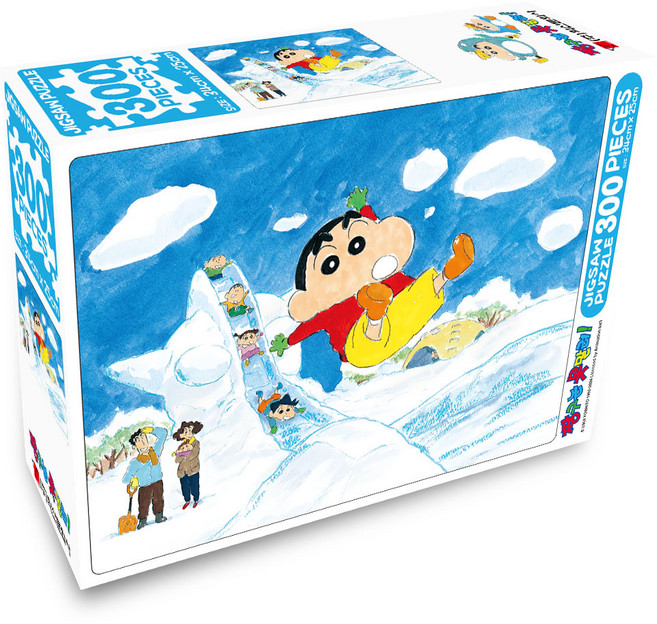 학산문화사 트리북스 짱구는 못말려 눈끄럼틀 직소퍼즐, 300피스, 혼합색상, 1개