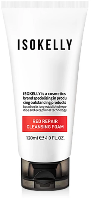 이소켈리 레드 리페어 클렌징 폼, 1개, 120ml - 쿠팡