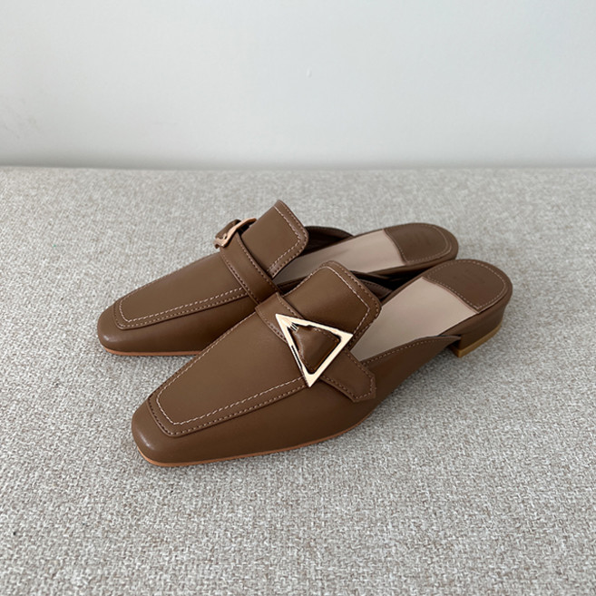 슈가펀 여성용 로안 트라이앵글 골드버틀 블로퍼 3cm