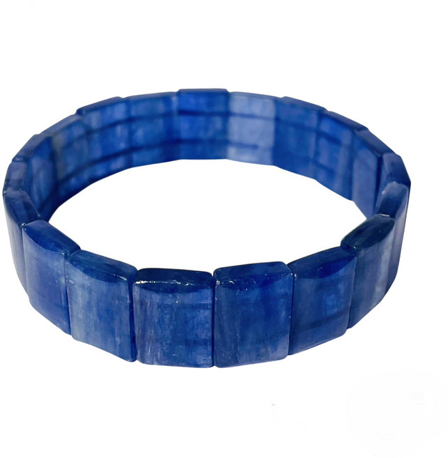 A1寶石 頂級藍晶石水晶手排 附白水晶碎石 A-09 25g