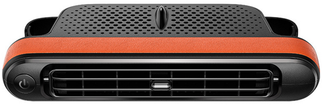 ANTIAN USB車載雙渦輪座椅無葉風扇, 棕色, CF04