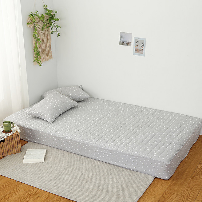 안녕데이지 누빔 매트리스커버
