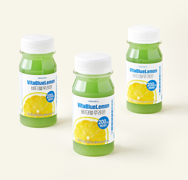 올가니카 비타 블루 레몬, 3개, 100ml