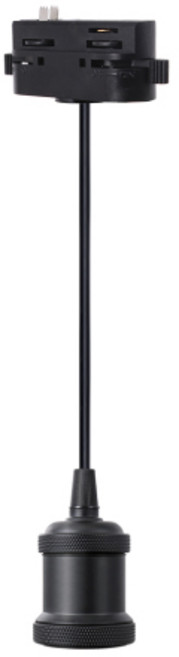 씨티오 스타일볼등 팬던트 레일조명, 블랙, 1개