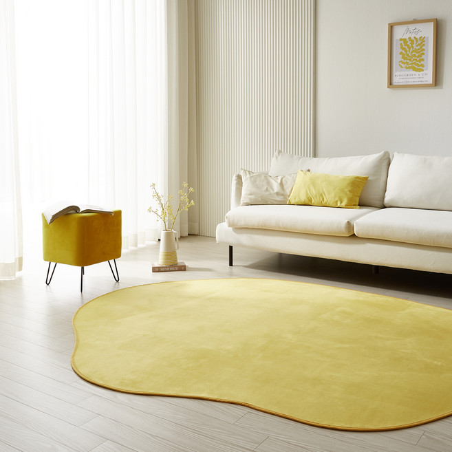 이니띠움 워셔블 생활방수 레이니 비정형 러그 카페트