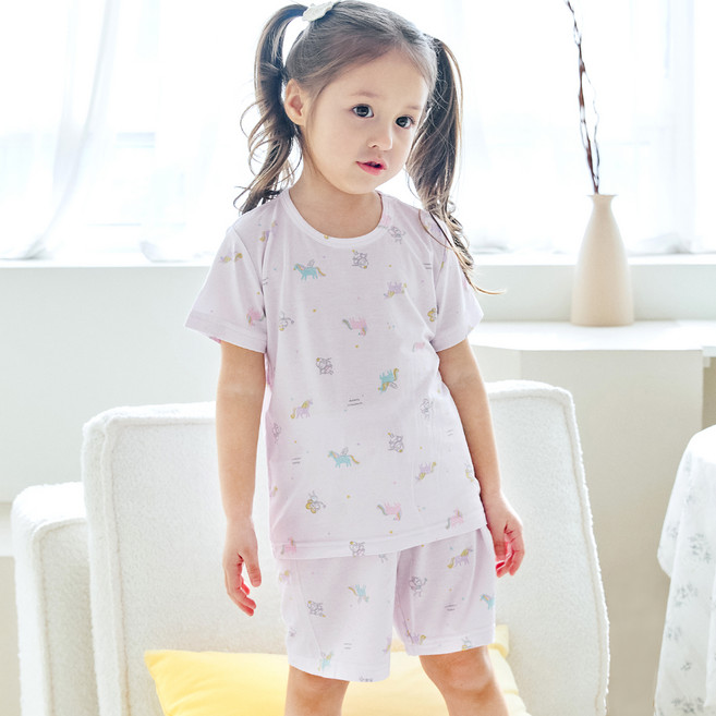 메이키즈 무형광 유니콘엔젤 5부 모달 상하의 세트