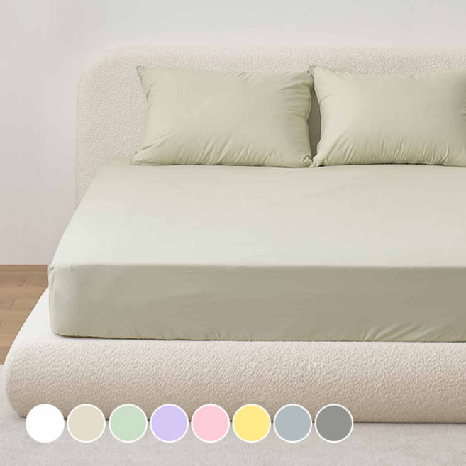 아망떼 수퍼코튼 60수 고밀도 면 홑겹매트 커버