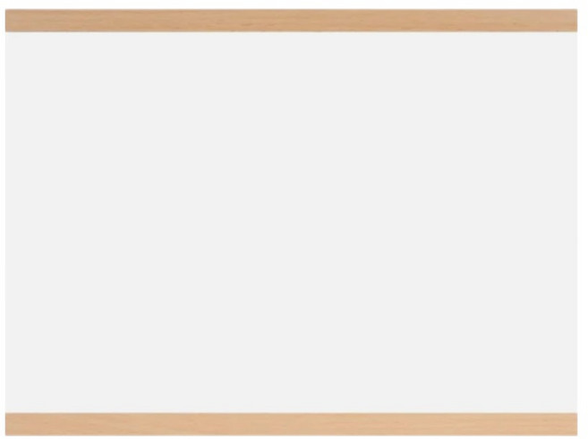 TRENY 海報A4證書展示廣告框 橫式櫸木, 1個, 5號