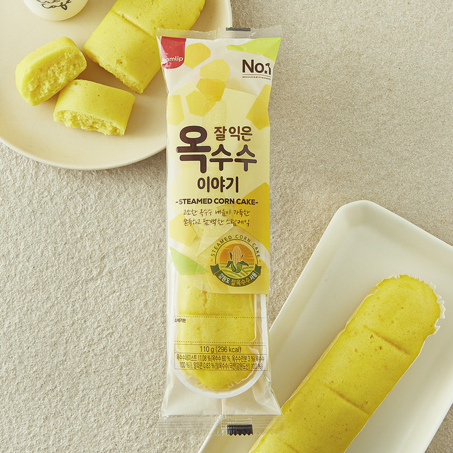 삼립 잘익은 옥수수 이야기, 110g, 1개, 1개입