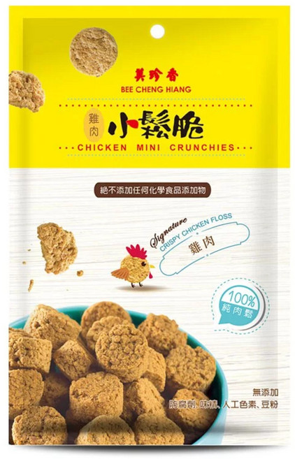 Bee Cheng Hiang 美珍香 雞肉小鬆脆, 60g, 1個