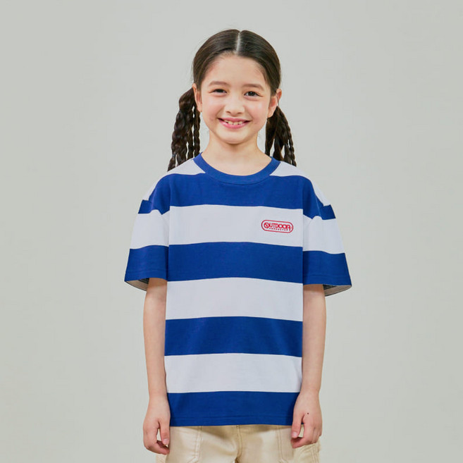 아웃도어프로덕츠 아동용 메쉬피케 스트라이프 반팔티셔츠 OD252ISS15