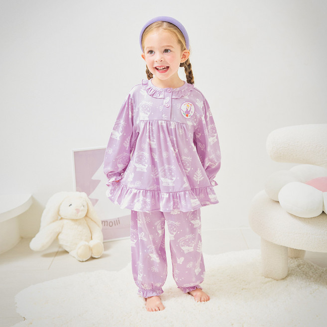 몰리멜리프렌즈 아동용 디즈니 신데렐라 스노우볼피치웜 파자마 세트