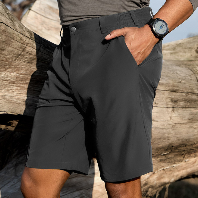 씨큐알 남성용 캐주얼 기능성 허리밴딩 반바지